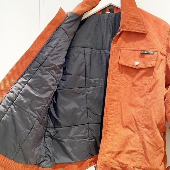 Burnt Orange 𝅺Kanuk Women’s Insulated Corduroy Thermal Jacket - Picture 8 of 10